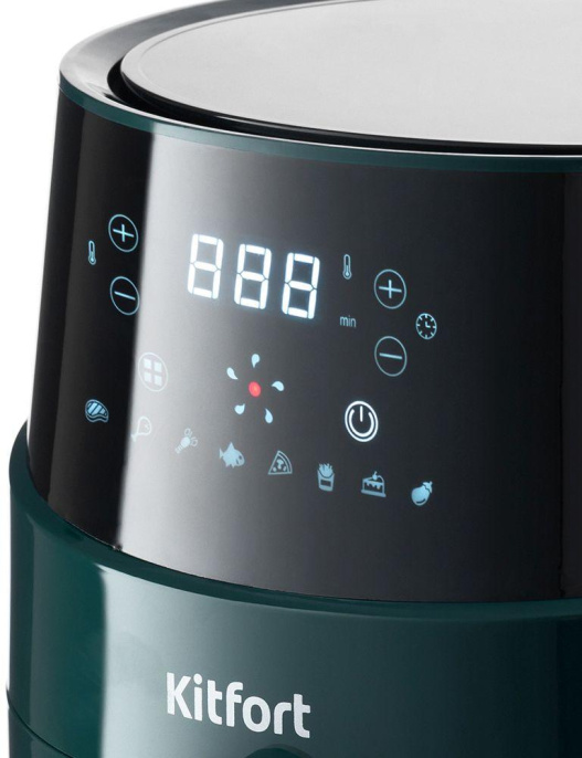 Аэрогриль Kitfort КТ-2222 3.5л 1500Вт зеленый