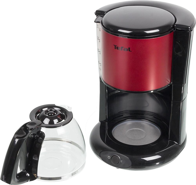 Кофеварка капельная Tefal CM361E38 1200Вт красный 7211002513