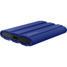 Внешний накопитель SSD Samsung External SSD T7 Shield, 2TB, Type C-to-C/A, USB 3.2 Gen2, R/W 1050/1000MB/s, IP65, 88x59x13mm, 98g, Blue 12 мес. (MU-PE2T0R/WW)