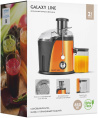 Соковыжималка центробежная Galaxy Line GL 0814 850Вт рез.сок.:550мл. оранжевый