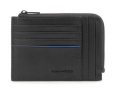 Портмоне Piquadro Blue Square Revamp, кожа натуральная, черный [pu1243b2vr/n]