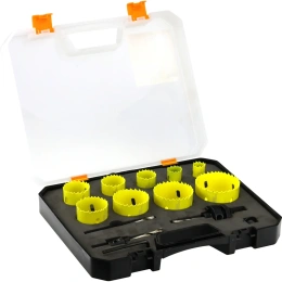 Набор коронок биметаллических 19-64 мм (13 предметов) BI-Metal универсальный Diamond Industrial DIDBIMSET1964