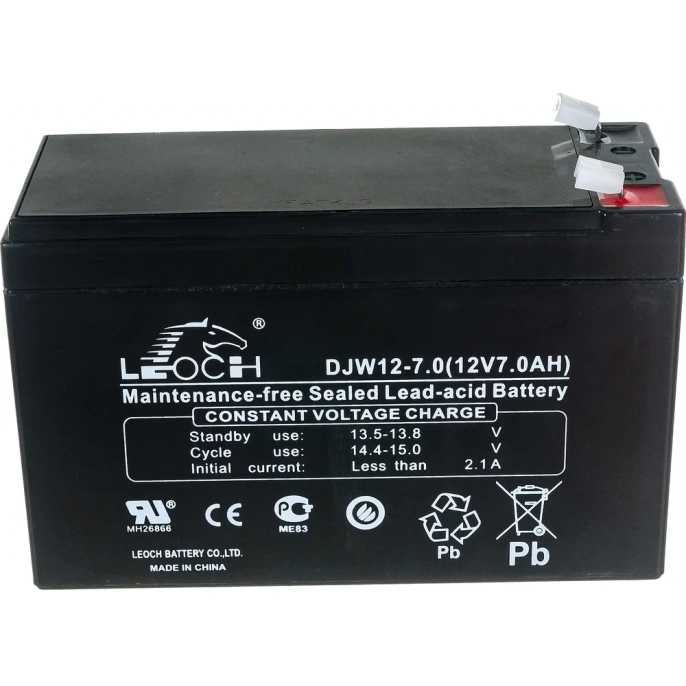 Аккумулятор для ИБП Leoch DJW12-7.0 12В, 7.0 Ач УТ-00001266
