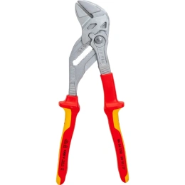 Переставные клещи-ключ Knipex VDE, 250 мм, хром, 2К ручки, KN-8606250SB