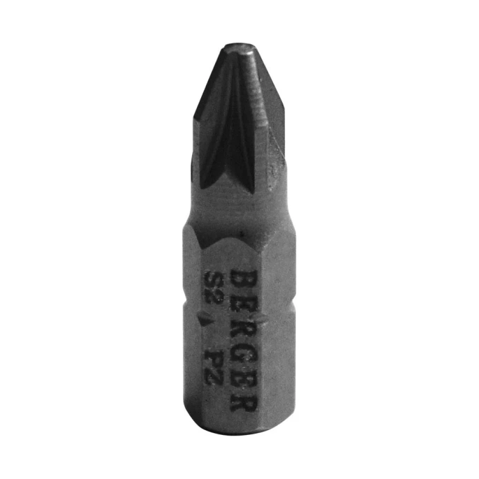 Биты магнитные PZ0, 25 мм, 2 шт, S2 Berger BG BG2369