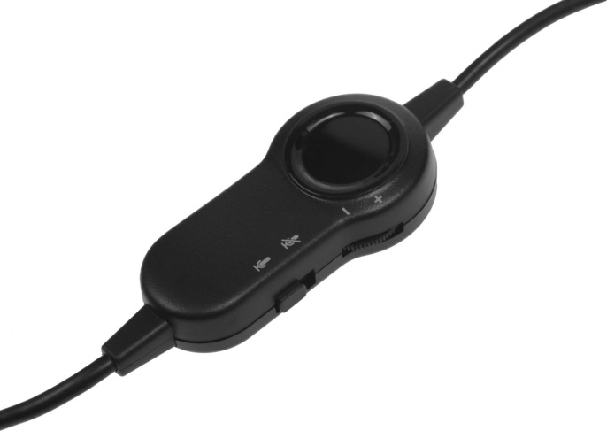 Гарнитура Logitech H150, для контактных центров, накладные, проводные, белый / черный [981-000453]