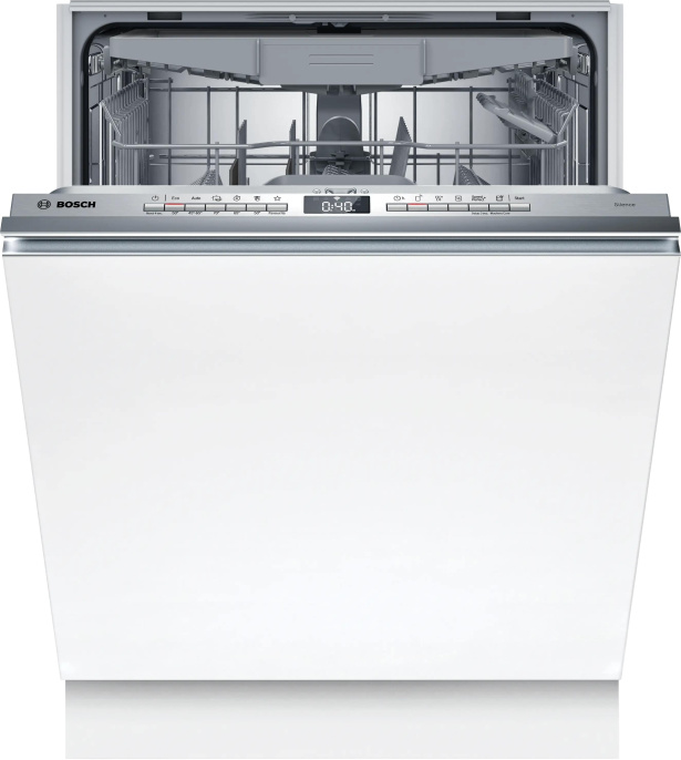 Посудомоечная машина Bosch SMV4HVX14E встраиваемая, загрузка: 14 комплектов, энергопотребление: C 75 кВт·ч/100 циклов , уровень шума: 46 дБ, сушка: теплообменник, таймер: до 24 часов, индикация: InfoLight