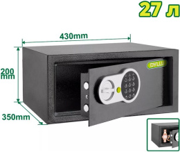 Сейф электронный 27л DYLLU DTEB1535