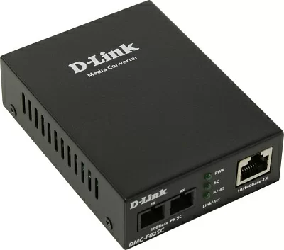 Конвертер D-Link DMC-F02SC /B1A 100Base-TX to MM 100Base-FX конвертер (1UTP 1SC)