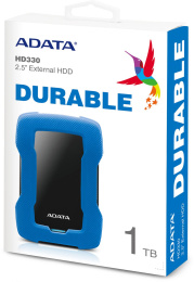 ADATA 1ТБ Внешний диск HDD A-Data DashDrive Durable HD330, USB 3.0, синий [ahd330-1tu31-cbl]