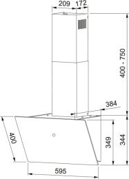 Наклонная вытяжка FRANKE 330.0702.909