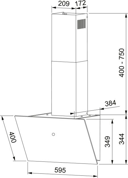 Наклонная вытяжка FRANKE 330.0702.909