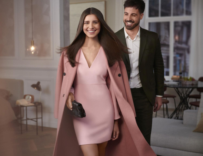 Выпрямитель для волос Philips BHS530/00,  розовый