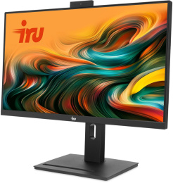 Моноблок IRU 23IM 23.8" Full HD i5 12450H (2) 16Gb SSD512Gb UHDG Windows 11 Pro GbitEth WiFi BT 90W Cam черный 1920x1080