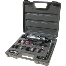 Пневмобормашинка с набором камней Эврика 16 предметов 1/4 22000 об/мин в кейсе ER-81206K 983800