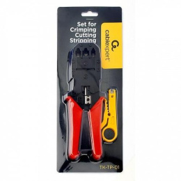 Набор инструментов Cablexpert TK-TP-01 для обжима обрезки зачистки и заделки витой пары