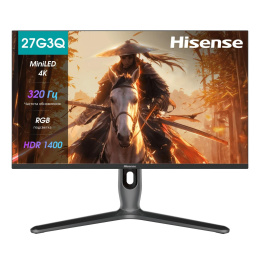 LCD Hisense 27" 27G7Q-PRO {IPS/MiniLED 3840x2160 160Hz 2xHDMI DisplayPort USB-C black}