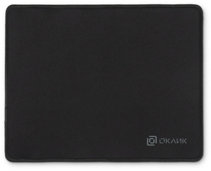 Коврик для мыши Oklick OK-T250 (S) черный, нейлоновая ткань, 250х200х2мм