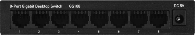 Коммутатор CUDY 8-Port Gigabit Metal  Switch 5-Port Gigabit Ethernet Switch, 5 10/100/1000M RJ45 Ports, Loop Detection, USB-C Power Input, Plug & Play, Wall-Mount GS108
