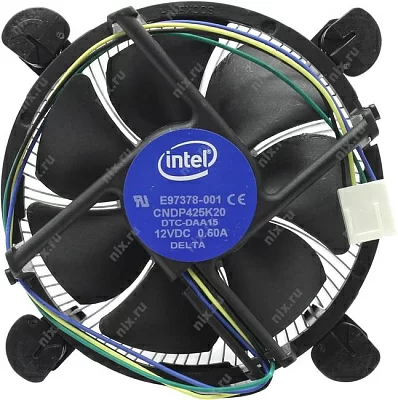 Охладитель Intel Е97378-001/003/E41759-002 Cooler (4пин 1150/1155/1156Cu+Al)