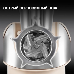 Кухонная машина Hyundai HYM-S9681 планетар.вращ. 1500Вт бежевый