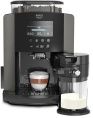 Кофемашина автоматическая Krups Arabica Latte EA819E10,  15Бар,  с автоматическим капучинатором,  черный/коричневый