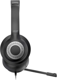 Наушники с микрофоном Acer OHW309 черный 2.8м накладные USB оголовье ZL.HDSEE.004