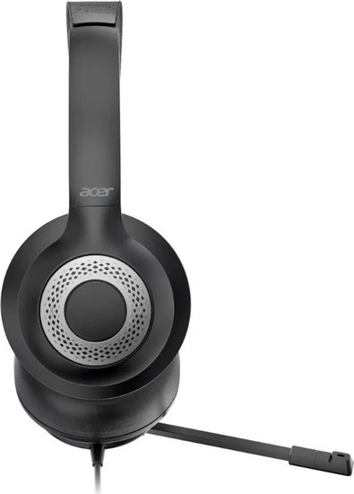 Наушники с микрофоном Acer OHW309 черный 2.8м накладные USB оголовье ZL.HDSEE.004