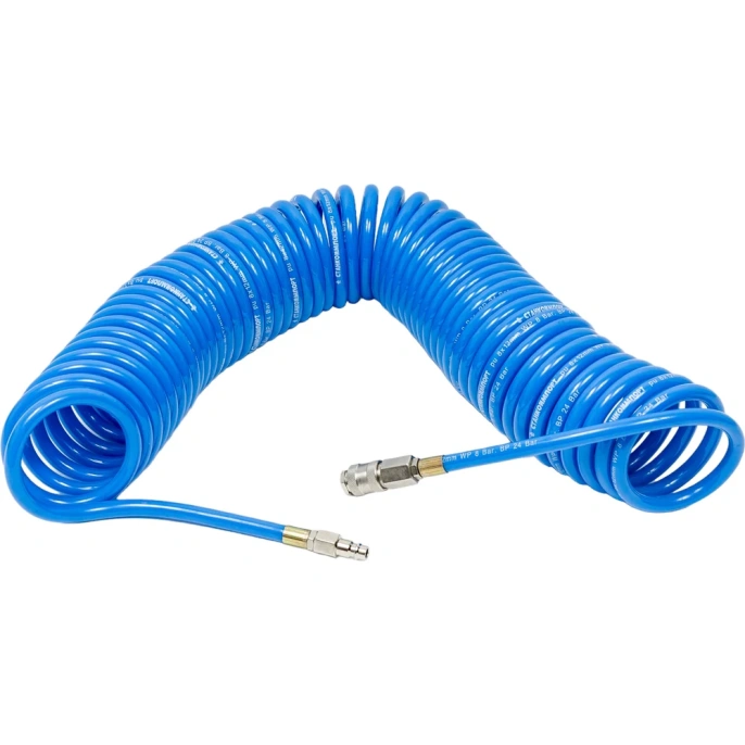 Шланг воздушный спиральный 15 м; 08/12 мм СТАНКОИМПОРТ HS081215