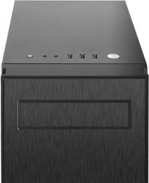 Корпус ATX CHIEFTEC Hawk, Midi-Tower, без БП,  черный [al-02b-tg-op]