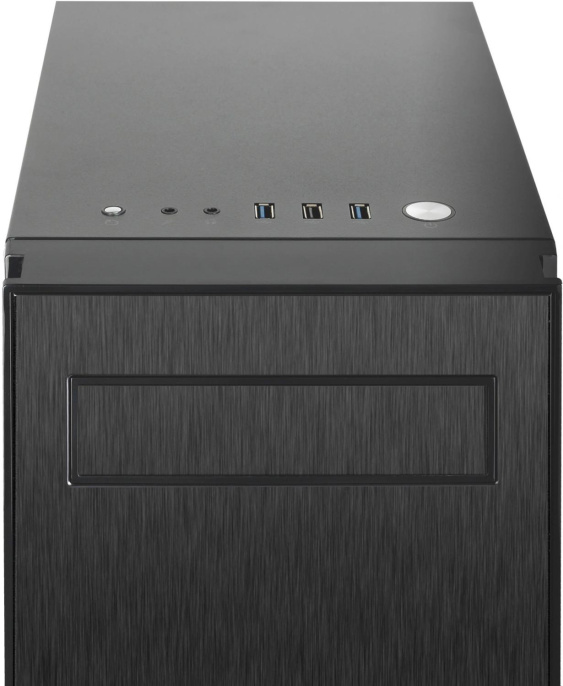 Корпус ATX CHIEFTEC Hawk, Midi-Tower, без БП,  черный [al-02b-tg-op]