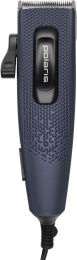 Машинка для стрижки Polaris PHC 0954 синий/черный 9Вт насадок в компл:4шт