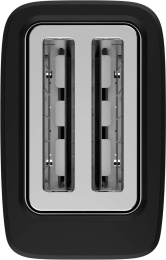 Тостер Vitek Gracia VT-T1000 700Вт черный/серебристый