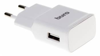 Сетевое зарядное устройство Buro TJ-248W,  USB-A,  12Вт, 2.4A, белый