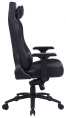 Кресло игровое Cactus CS-CHR-0112BL, экокожа, до 120кг, регулируемые 4D подлокотники,  черный