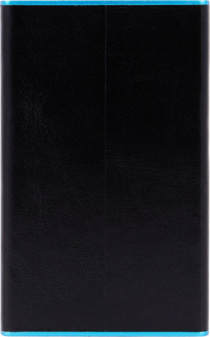 Чехол для кредитных карт Piquadro Blue Square PP4825B2BLR/N, кожа натуральная, черный