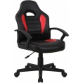 Компьютерное кресло BRABIX Spark GM-201, экокожа, черное/красное 532503