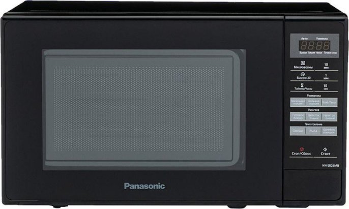 Микроволновая печь Panasonic NN-SB26MBZPE, 800Вт, 20л, черный