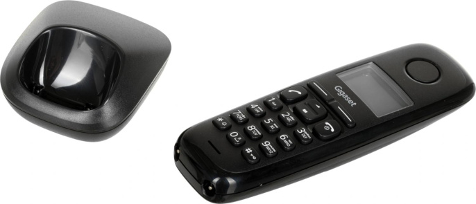 Р/Телефон Dect Gigaset A170 DUO черный (труб. в компл.:2шт) АОН