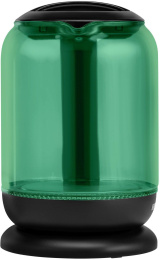 Чайник электрический Hyundai HYK-G2807 1.7л. 2200Вт бирюзовый/черный корпус: стекло