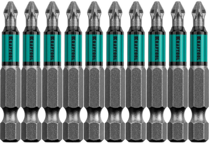 Набор бит Kraftool 26124-2-50-10 10пред. для шуруповертов