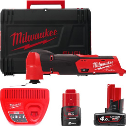 Мультитул Milwaukee M12 FMT-422X FUEL 4933472239 питание: аккумулятор, 12 В, частота колебаний: 10000-20000 кол/мин, угол колебаний: 1.8°, плавный пуск, 1 x M12 B4, 1 x
