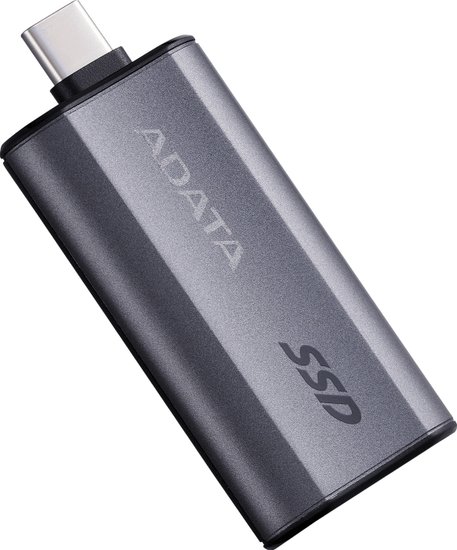 Накопитель SSD A-Data USB3.2 Gen2 500GB SC750-500G-CCBK SC750 серый