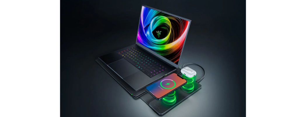 Razer выпустила чехол для ноутбука со встроенной беспроводной зарядкой