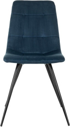 Стул для дома Бюрократ CH-K1 синий Holland 58 металл черный на ножках CH-K1_1/HL58