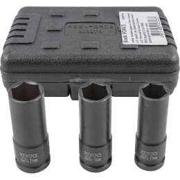 Набор ударных тонкостенных колесных головок (3 шт; 1/2" DR) в кейсе ROCKFORCE RF-4032TH(5294)