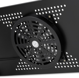 Стол для ноутбука Buro BU-803, с регулировкой высоты, металл, черный