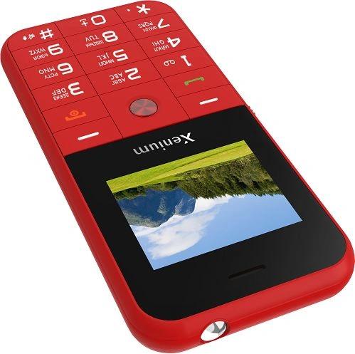 Мобильный телефон Xenium 718 X красный моноблок 2Sim 1.77" 128x160 Spreadtrum ThreadX RTOS 0.3Mpix GSM900/1800 MP3 FM microSD max32Gb