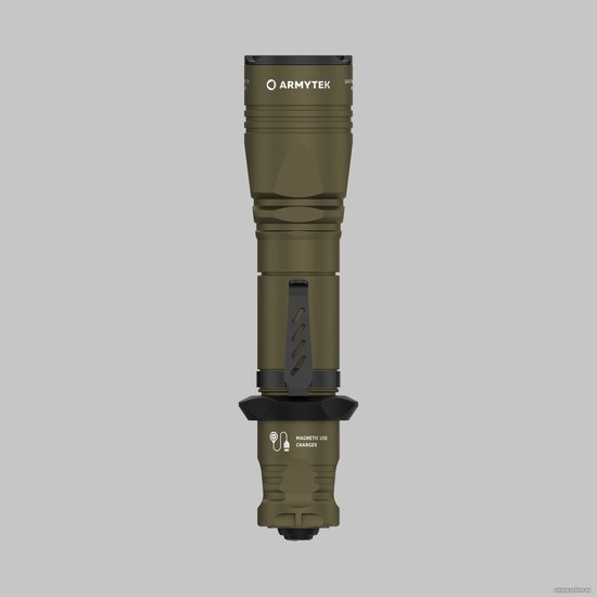 Фонарь Armytek Dobermann Pro Magnet USB Olive Теплый