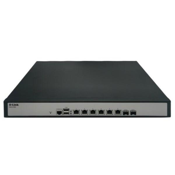 D-Link DSA-2108S/A1A Сервисный маршрутизатор с 6 настраиваемыми портами 10/100/1000Base-T и 2 портами 1000Base-X SFP